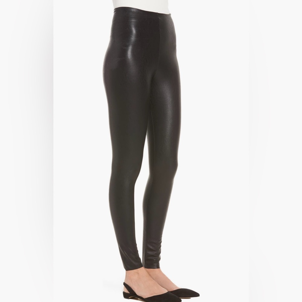 Commando Control Top Faux Leather Leggings - Medium